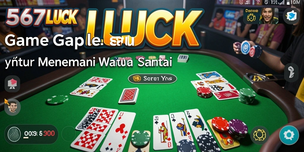 Screenshot gameplay 567LUCK yang menampilkan suasana permainan Gaple.